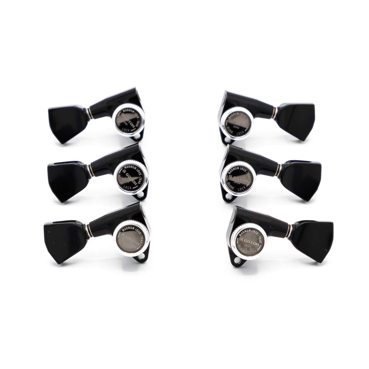 Meccaniche Locking 3L+3R Black