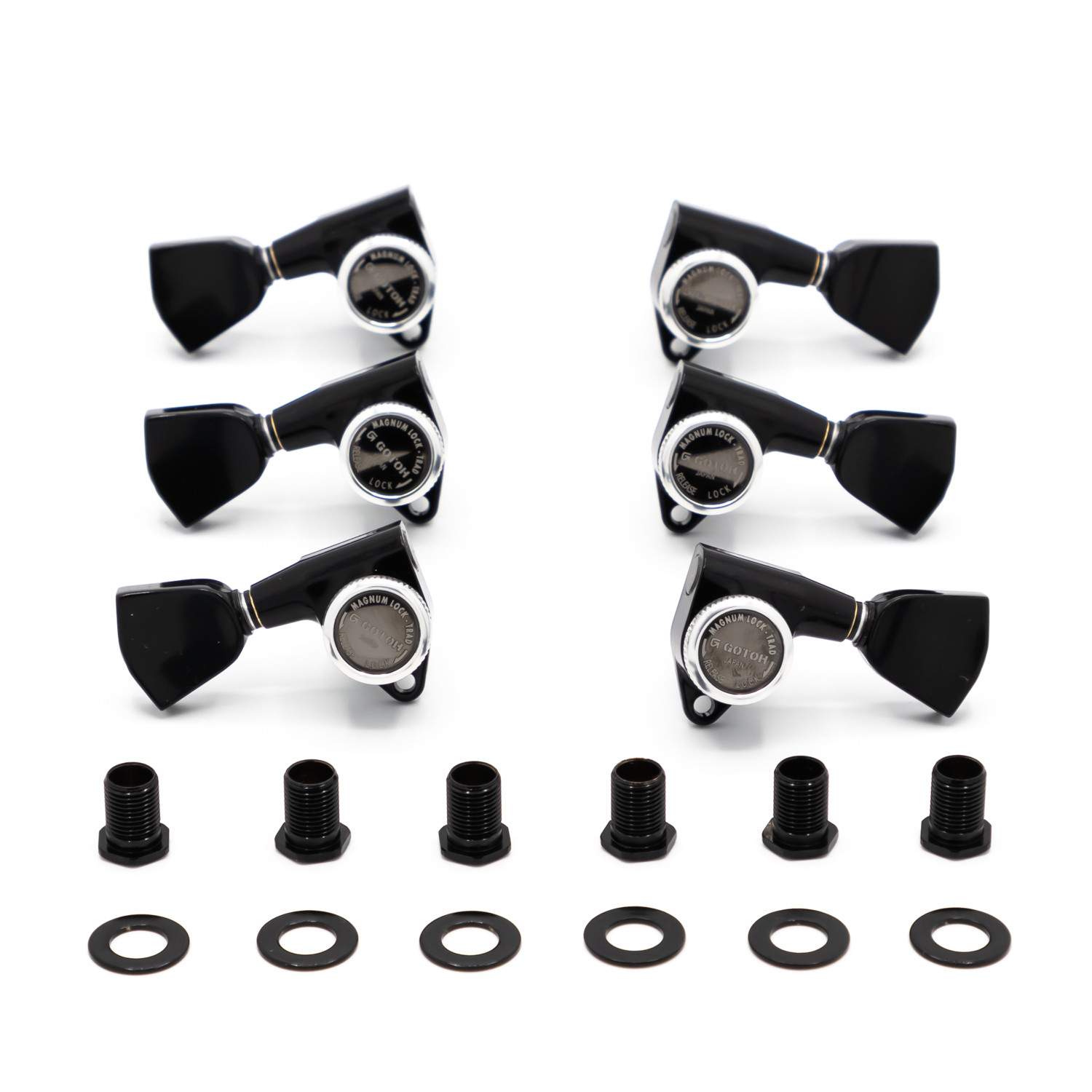 Meccaniche Locking 3L+3R Black