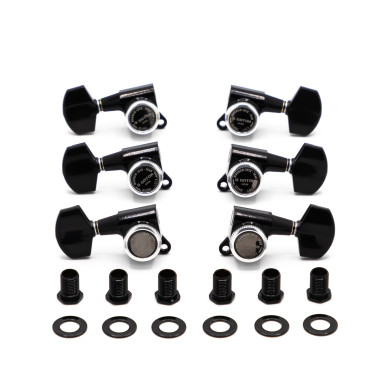 Meccaniche Locking 3L+3R Black