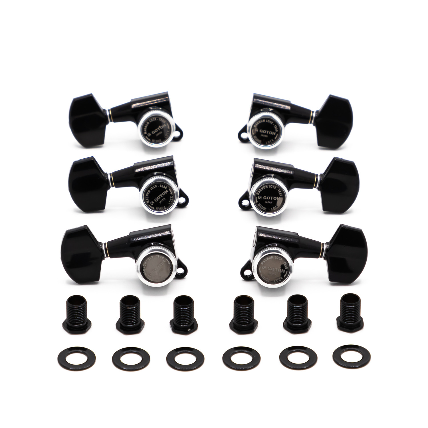 Meccaniche Locking 3L+3R Black