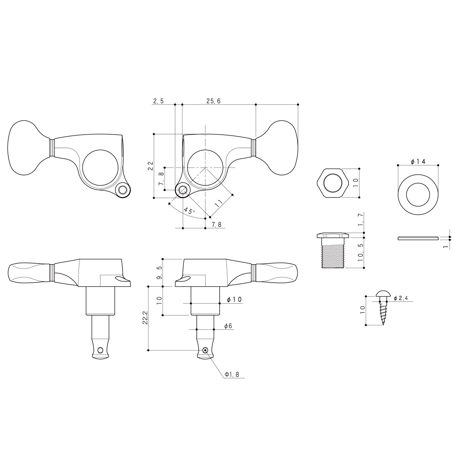 Meccaniche Standard 6L Chrome
