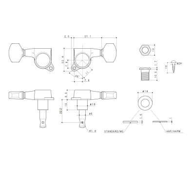 Meccaniche Standard 6L Black