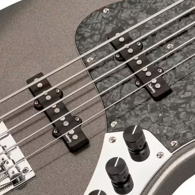 MetroExpress JJ Bass 5 21 Vintage Silver Sparkle