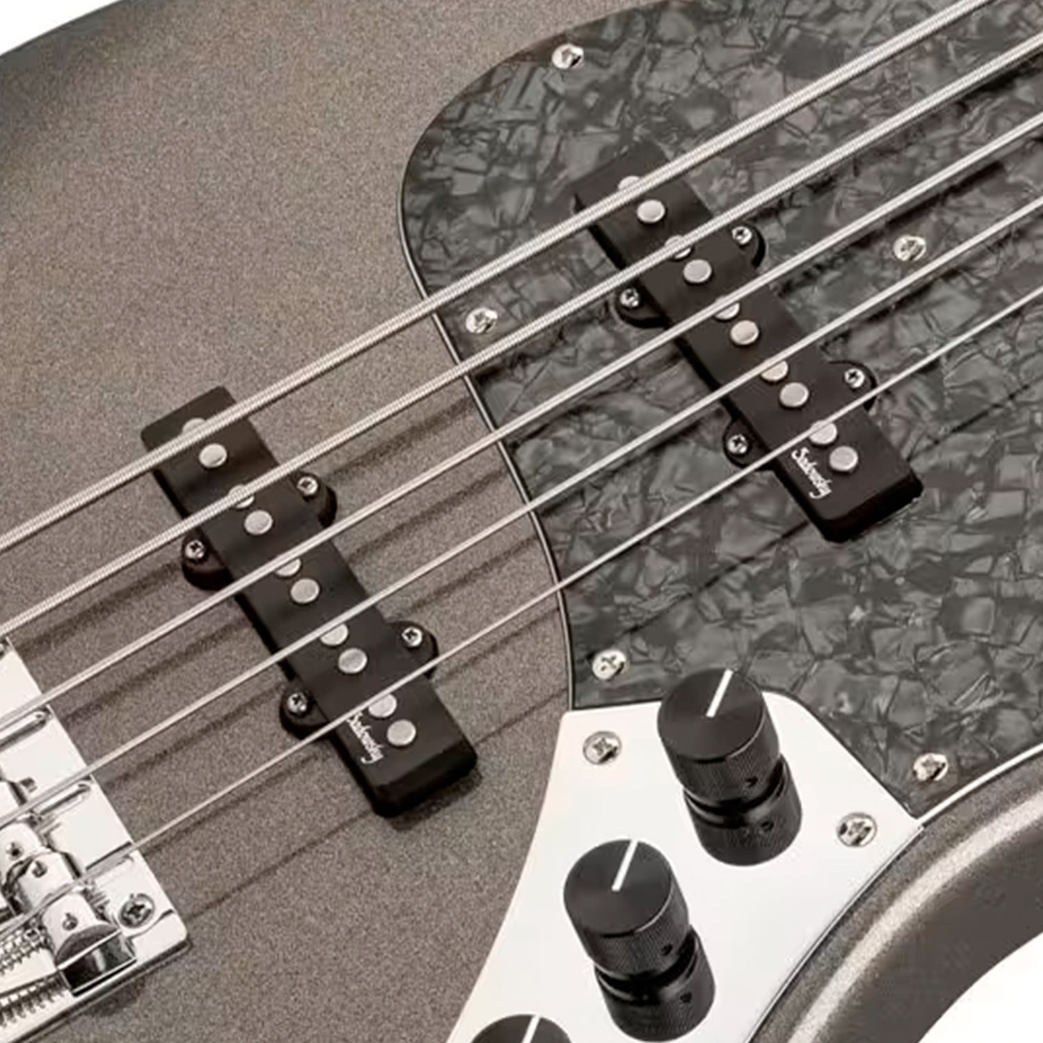 MetroExpress JJ Bass 5 21 Vintage Silver Sparkle