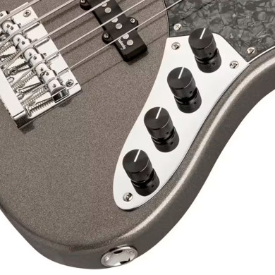 MetroExpress JJ Bass 5 21 Vintage Silver Sparkle