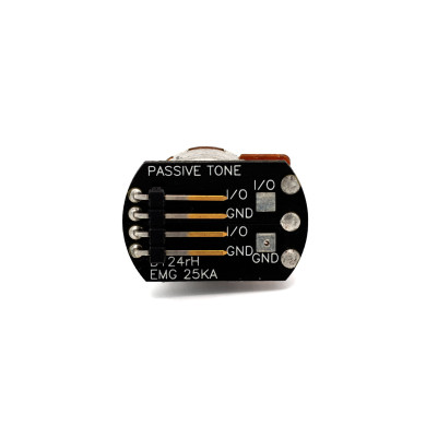 Pot 25K split short shaft tone