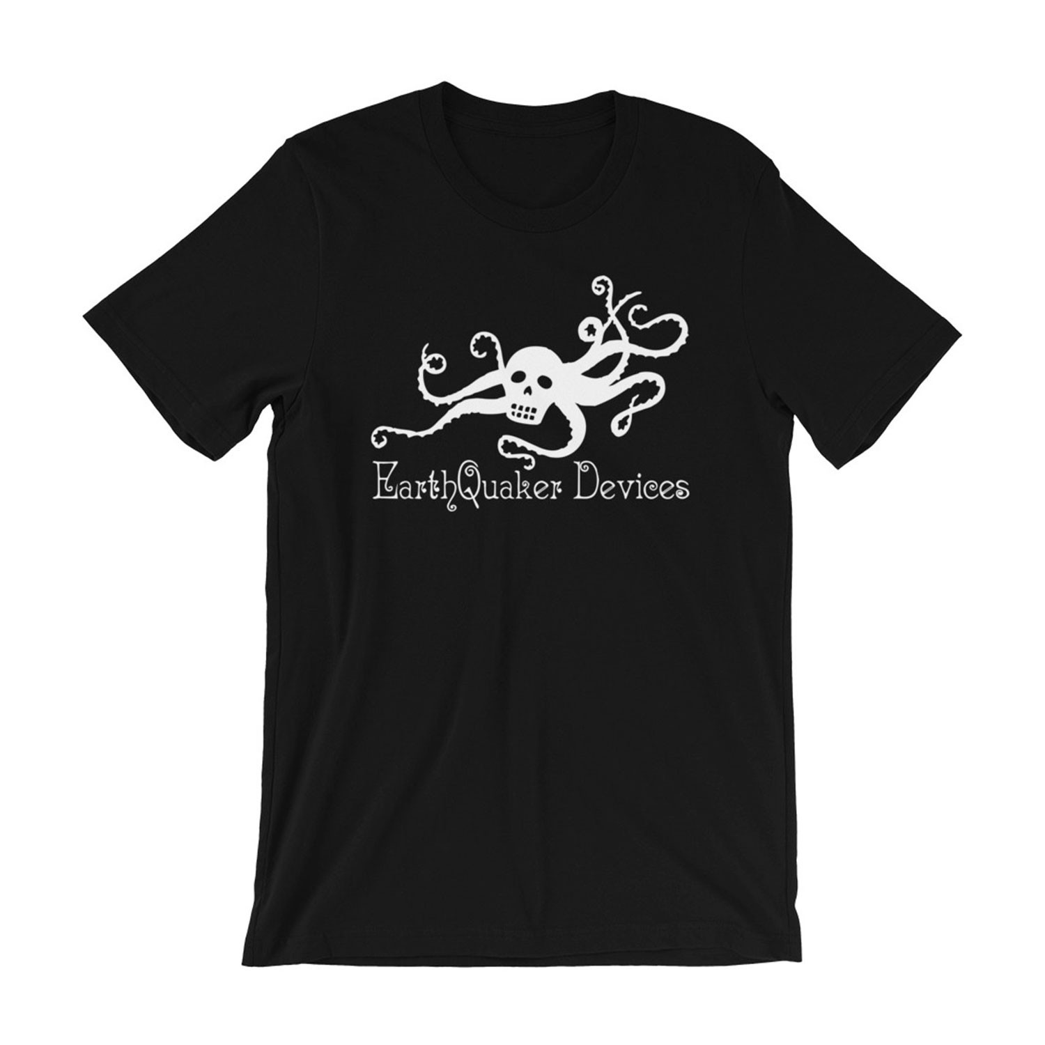 T-Shirt EarthQuaker nera - OctoSkull Tg.M