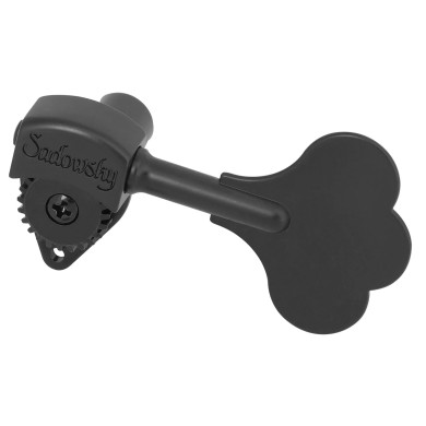 Meccanica singola sinistra nera per basso