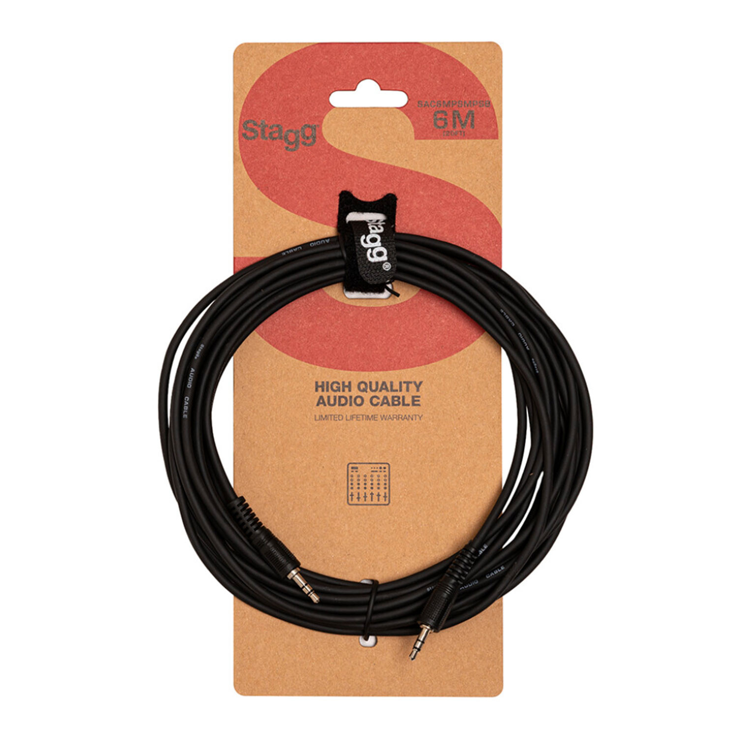 Cavo audio 6m Jack 3,5 M ST/Jack 3,5 M ST