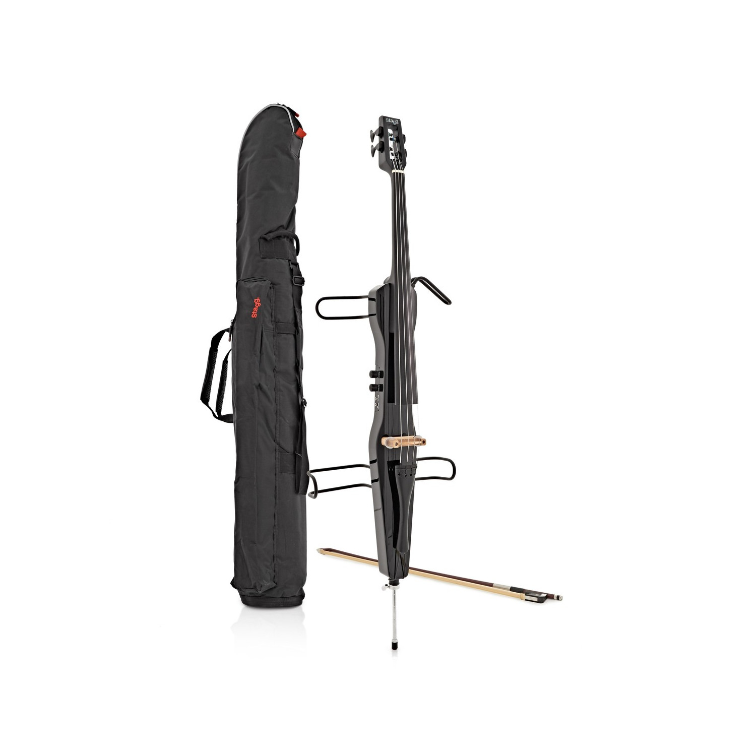 Violoncello elettrico nero