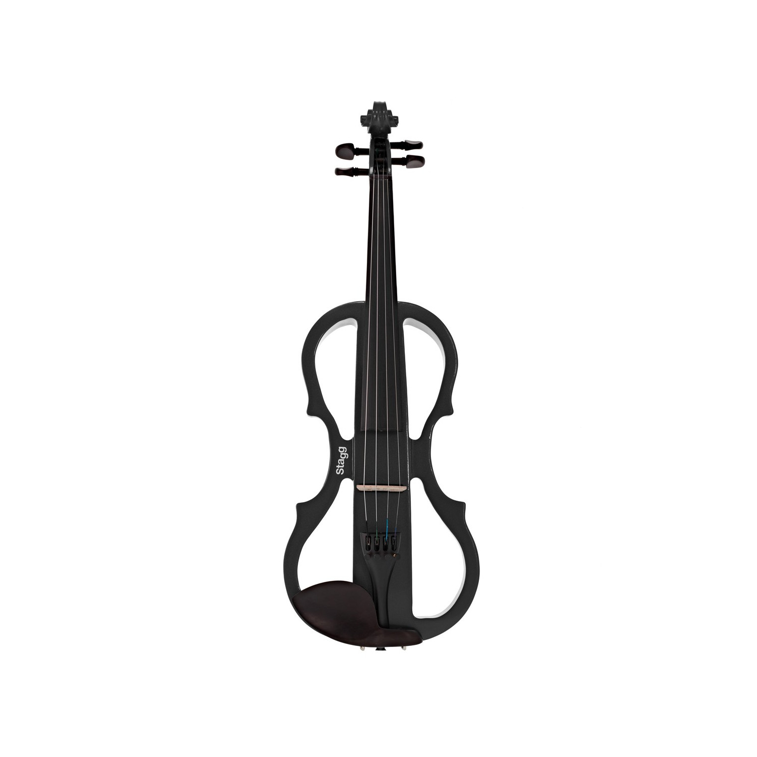 Violino 4/4 elettrico nero metallizzato