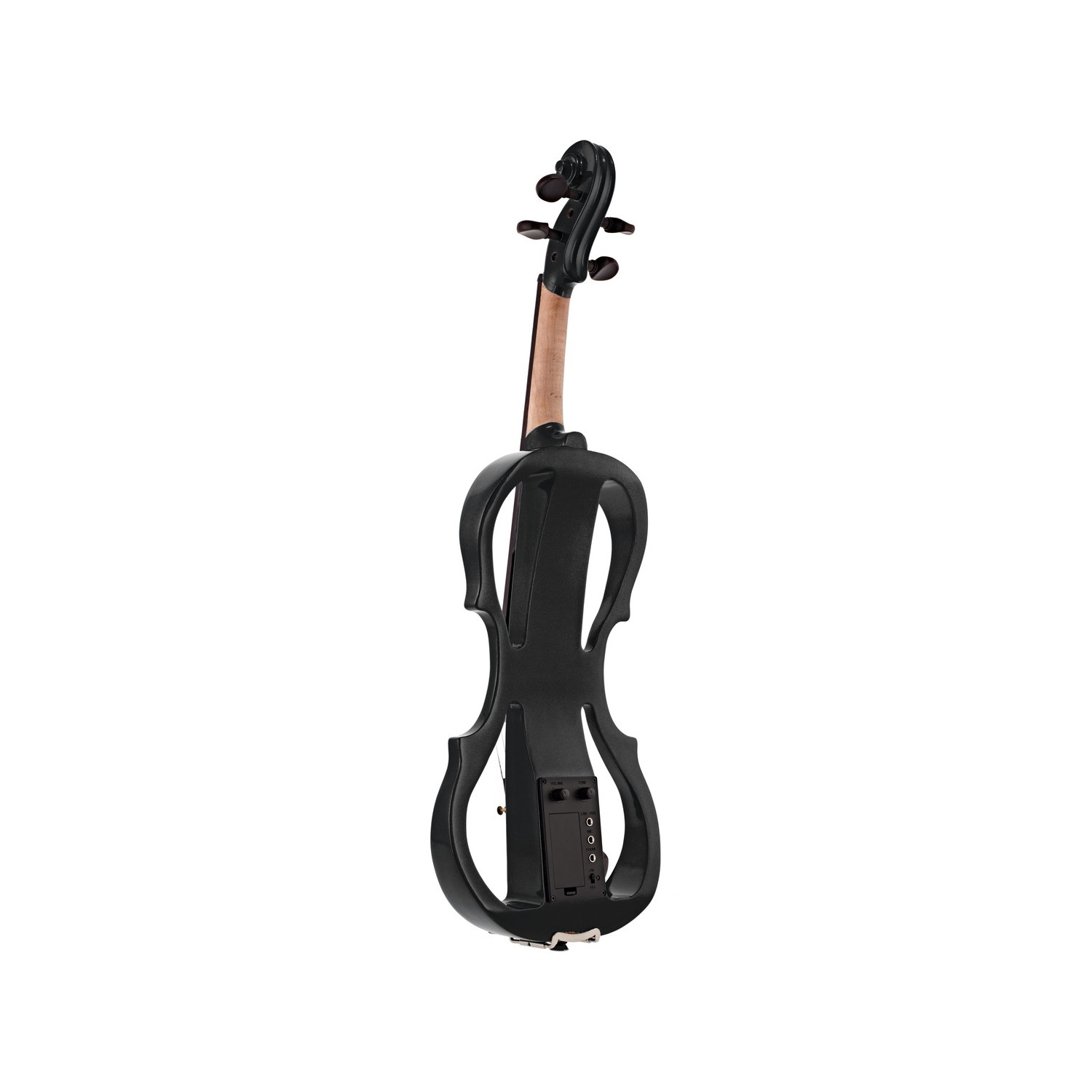 Violino 4/4 elettrico nero metallizzato