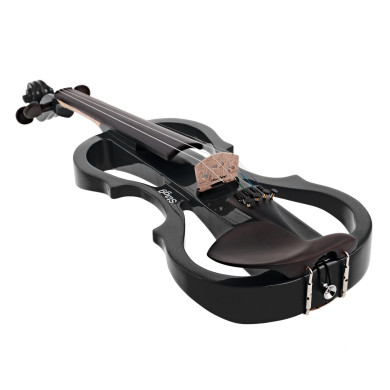 Violino 4/4 elettrico nero metallizzato