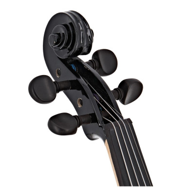 Violino 4/4 elettrico nero metallizzato