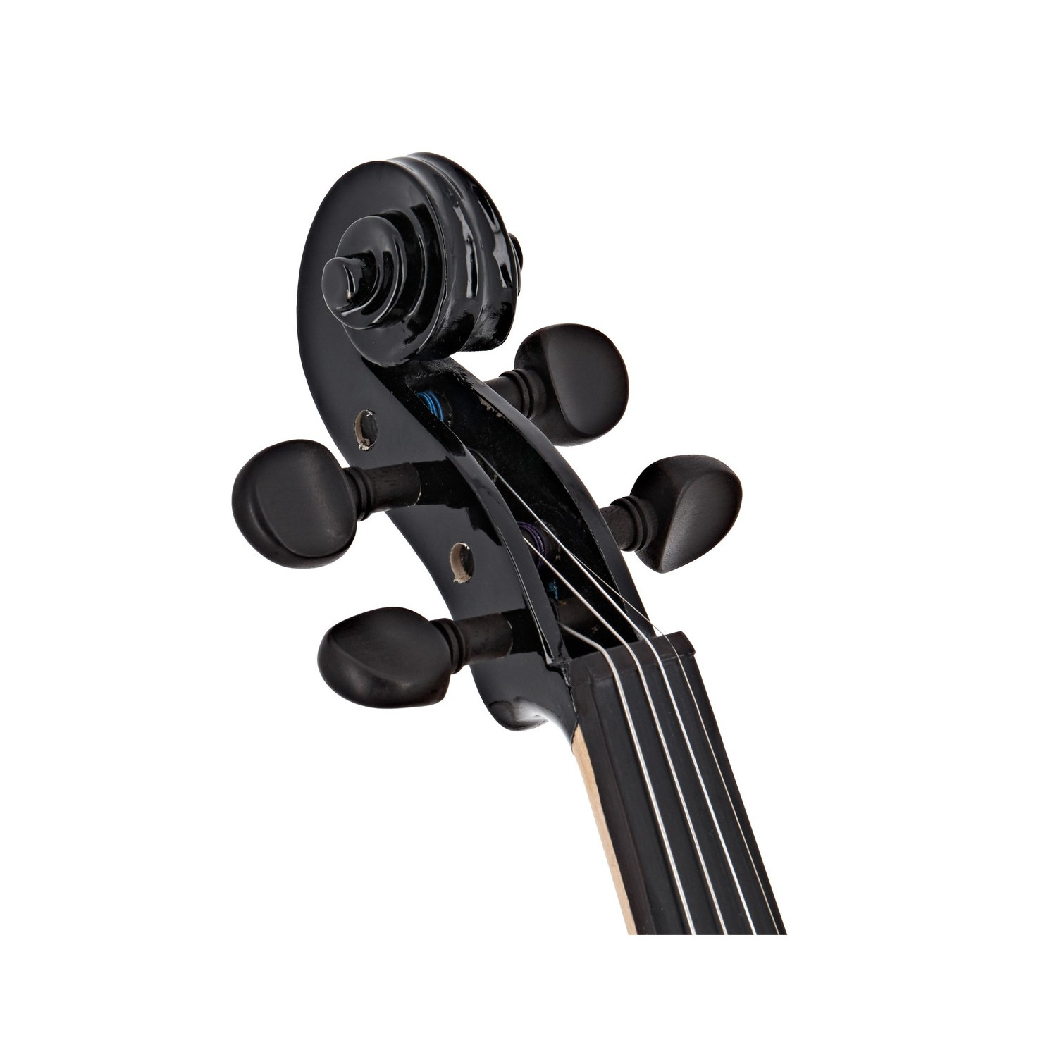 Violino 4/4 elettrico nero metallizzato