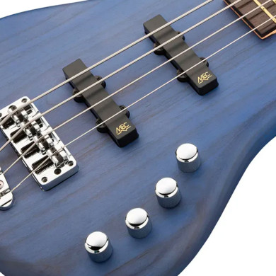 Corvette Basic 4 Ocean Blue Transparent Satin