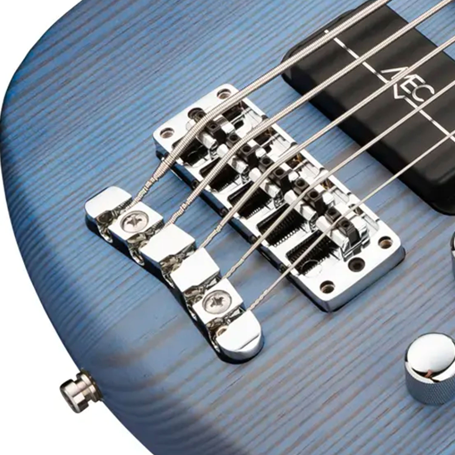 Streamer Standard 5 Ocean Blue Transparent Satin