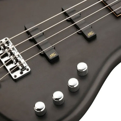 Corvette Basic 4 Fretless Nirvana Black Trans