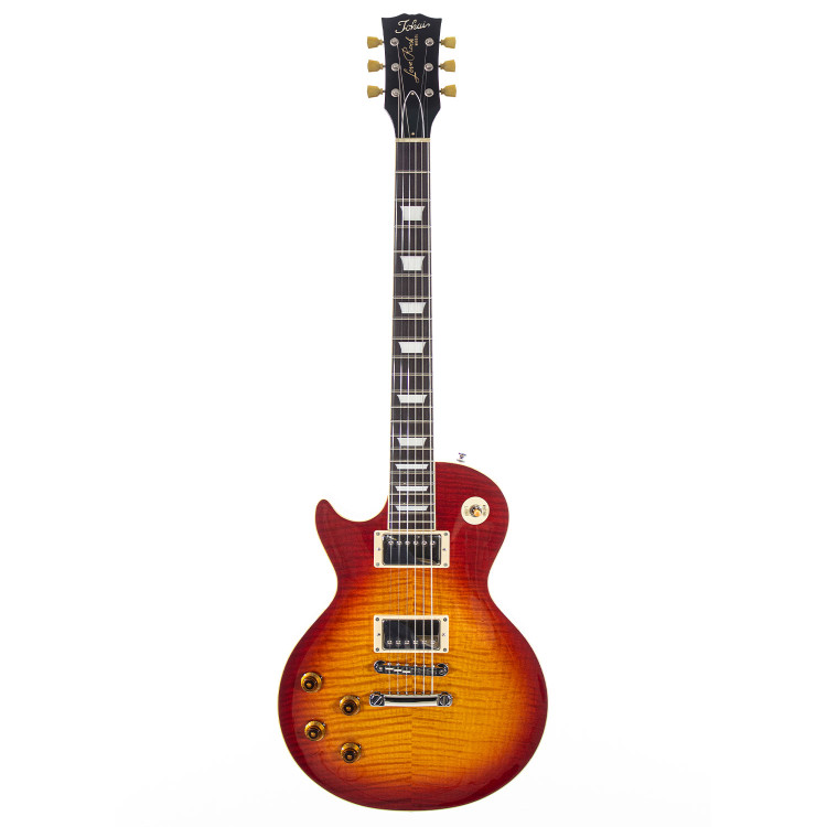 LP Style Lefty Flame Cherry Sunburst