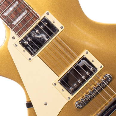 LP Style Lefty Plain Gold Top