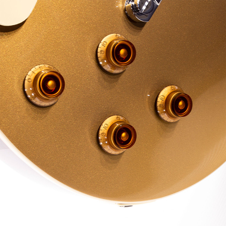 LP Style Lefty Plain Gold Top