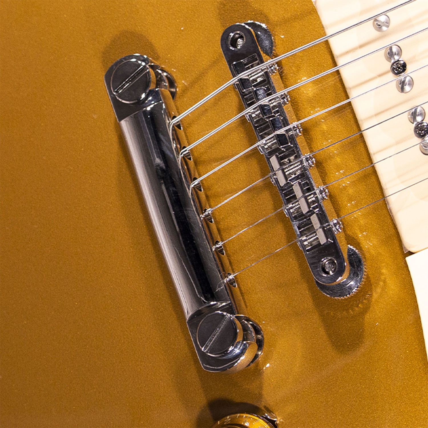 LP Style P-90 Plain Gold Top