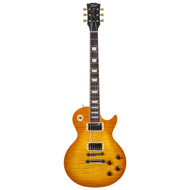 LP Style Flame Honey Burst