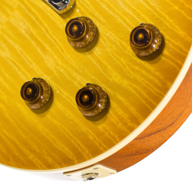 LP Style Flame Honey Burst