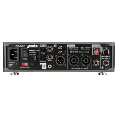 Double Stage Bass Amp Head 500W con USB
