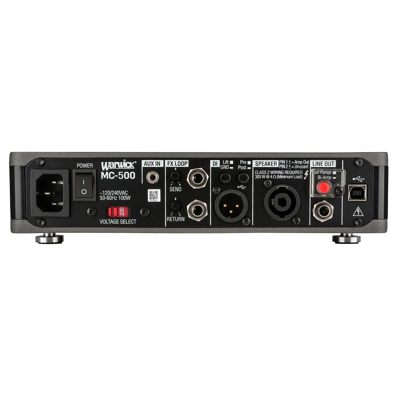 Multiconnect Bass Amp Head 500W con USB