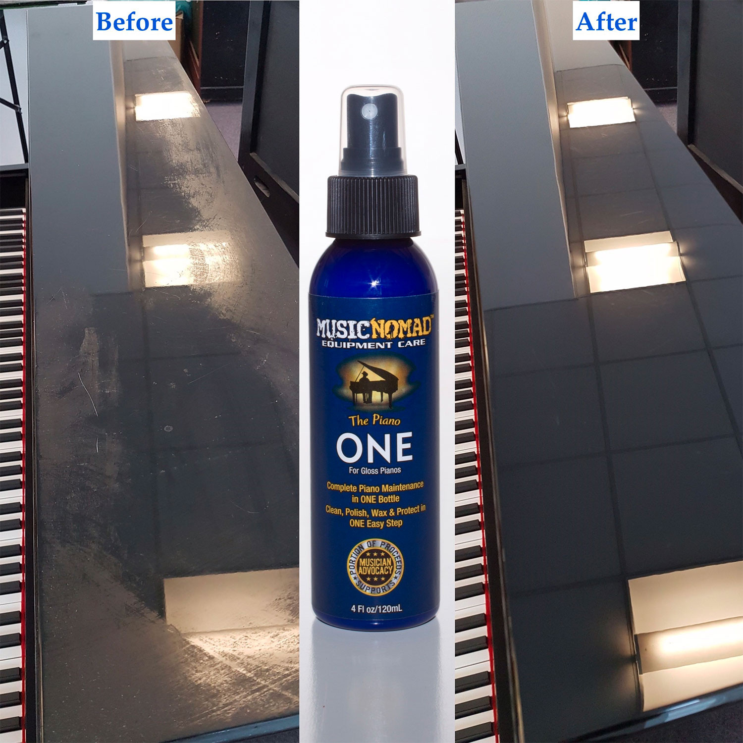 The Piano ONE - Cleaner/Polish/Wax 120ml