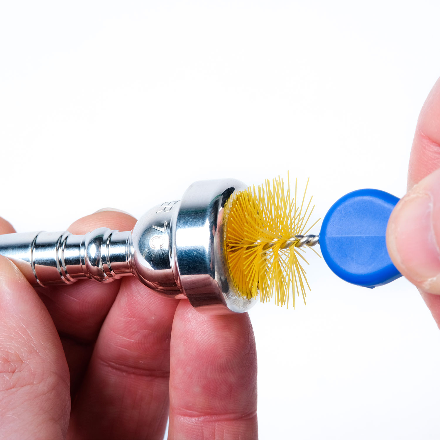 Premium 2 and 1 Brass Mouthpiece Brush