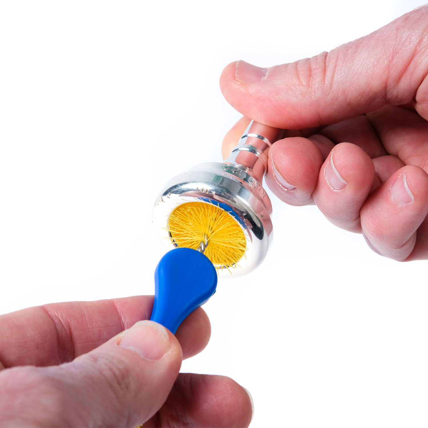 Premium 2 and 1 Brass Mouthpiece Brush