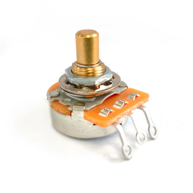 Potentiometer 250K audio solid shaft short