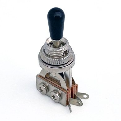 Toggle switch 3way 4 pole nickel