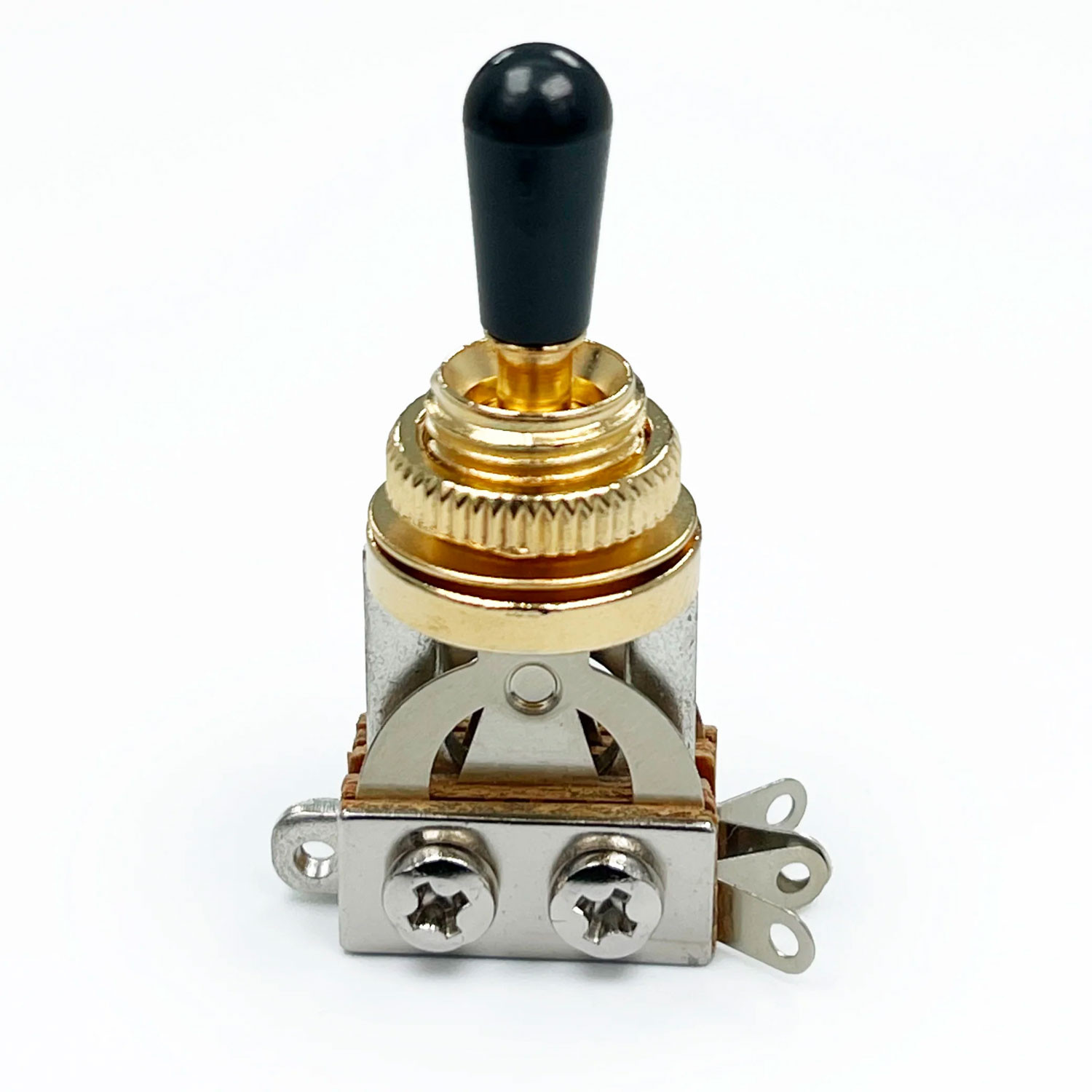 Toggle switch 3way 4 pole gold
