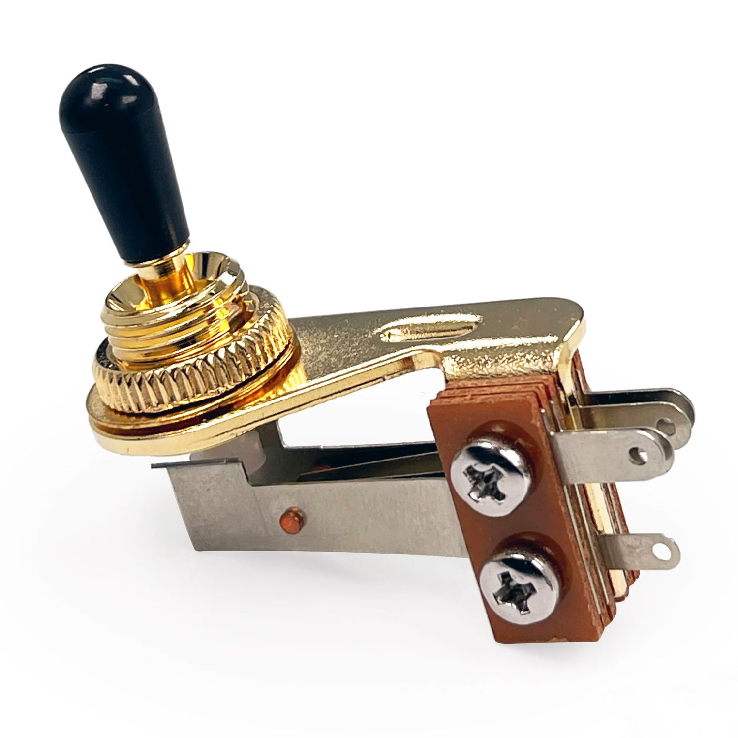 Toggle switch right angle 3way 4 pole gold