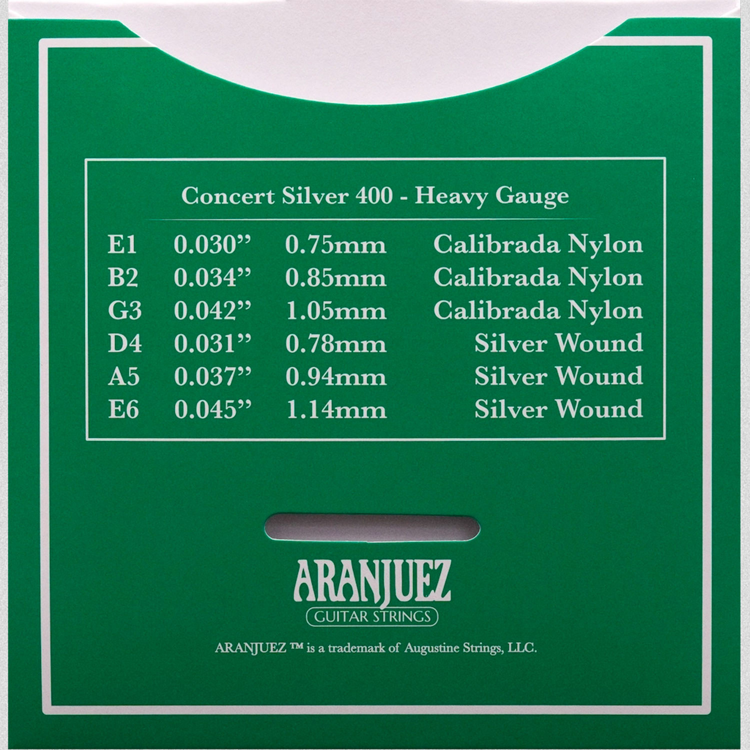 Concert Silver 400 Muta classica Heavy Gauge