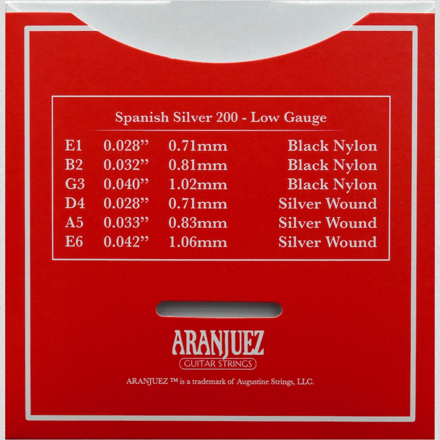 Spanish Silver 200 Muta classica Low Gauge