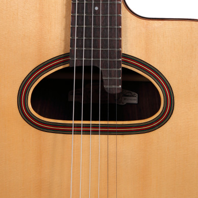 Chitarra Gypsy Jazz 6 corde buca grande