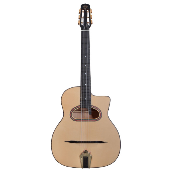 Chitarra Gypsy Jazz 6 corde buca grande