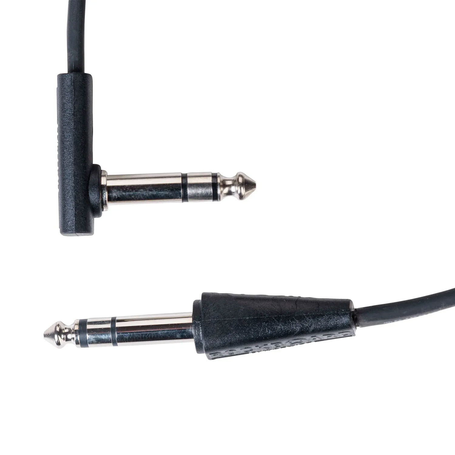 Flat Patch TRS Cable Black 60cm