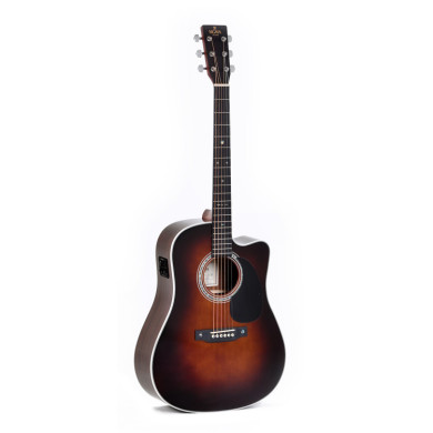 1 Dreadnought cutaway elettrificata sunburst