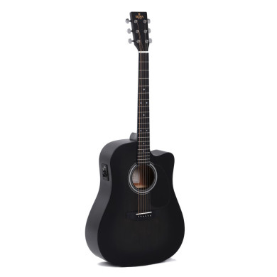SE Dreadnought cutaway elettrificata nera