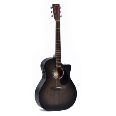 10 Grand OM cutaway elettrificata nera