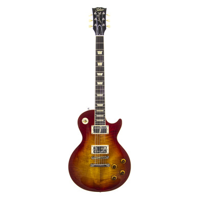 LP Style Flame Cherry Sunburst