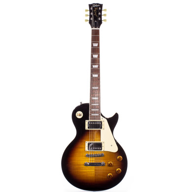 LP Style Flame Brown Sunburst