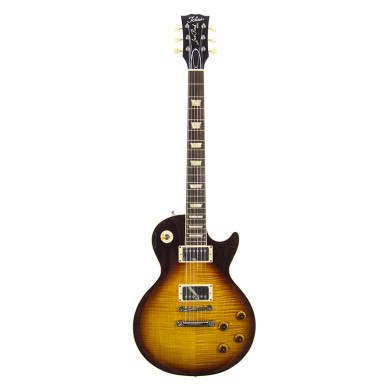 LP Style Flame 3A Brown Sunburst