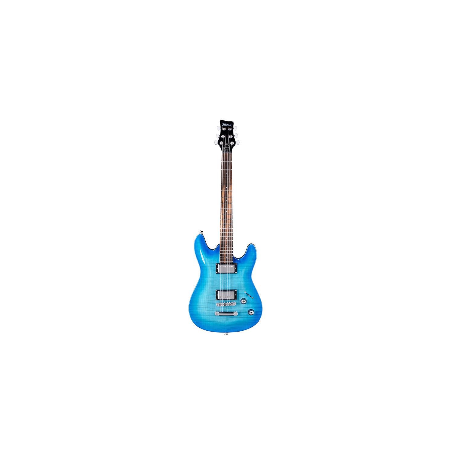 Diablo Supreme Bleached Ocean Blue Burst Transpare