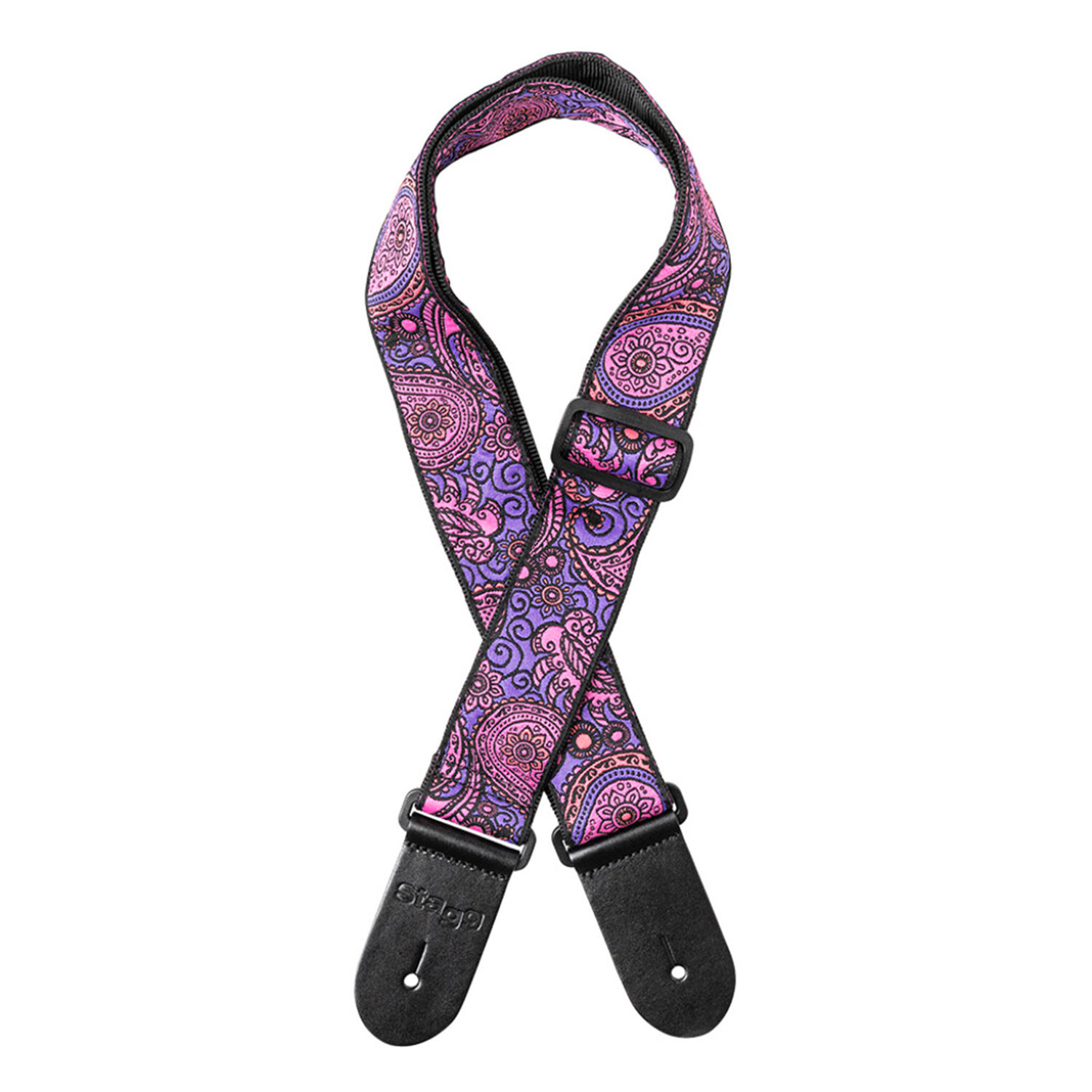 Tracolla 2 in nylon fantasia Paisley 1